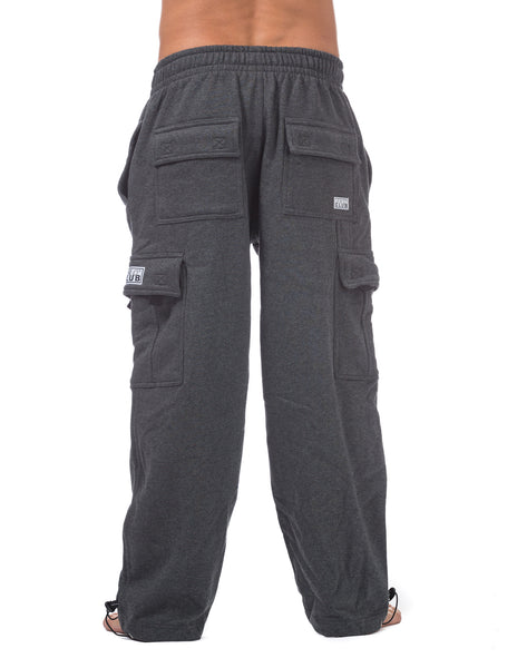 Pro Club Heavyweight Fleece Charcoal Cargo Pants – Sickoutfits