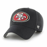47 Brand San Francisco 49ers MVP Black Dad Hat