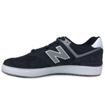 New Balance AM574  Black Phantom Grey Suede Shoes