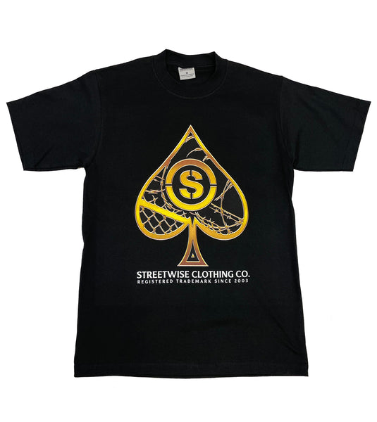 Streetwise Gear Aces Black T-Shirt