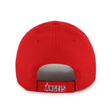 47 Brand Los Angeles of Anaheim Angels MVP Red Dad Hat