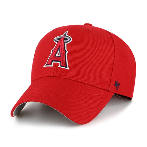 47 Brand Los Angeles of Anaheim Angels MVP Red Dad Hat