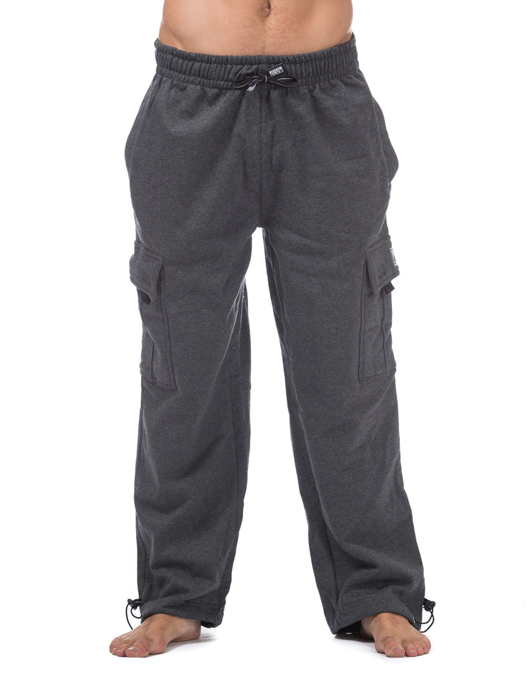 Pro Club Heavyweight Fleece Charcoal Cargo Pants – Sickoutfits
