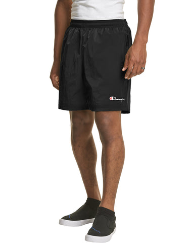 Champion Nylon Warm Up Black Shorts