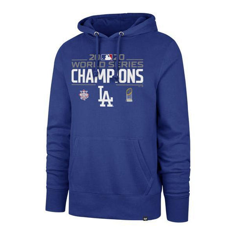 47 Brand Los Angeles Dodgers 2020 World Series Champions Blue Headline Hoodie