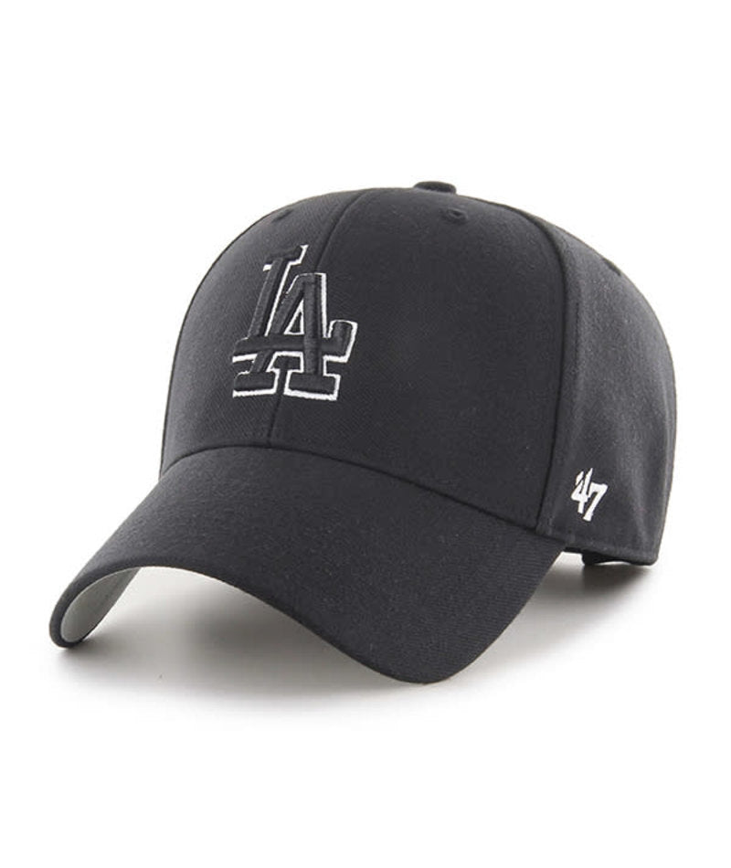 47 Brand Los Angeles Dodgers MVP Black Dad Hat – Sickoutfits