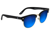 Glassy Eyewear Morrison Polarized - Black/Blue Mirror