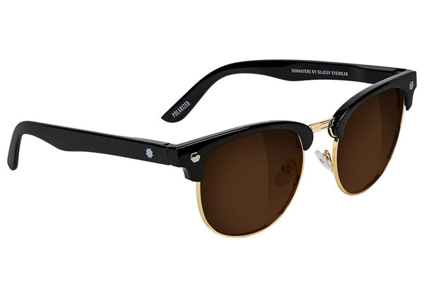 Glassy Eyewear Morrison Polarized - Black/Brown Lens