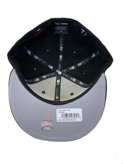  MLB Miami Marlins White & Gray 59Fifty Fitted Cap