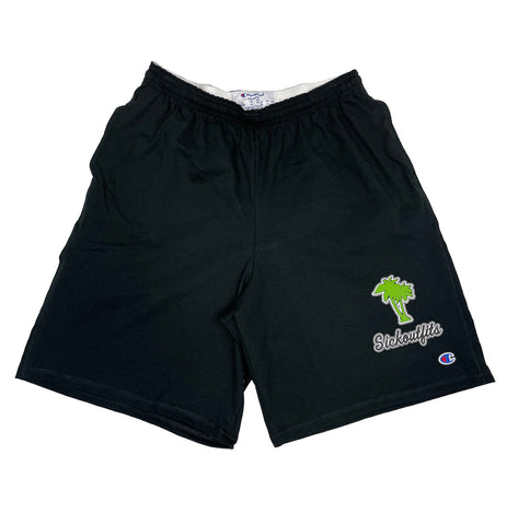 Sickoutfits SOF Palm Logo Black Shorts