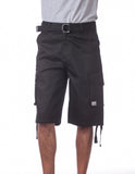 Pro Club Twill Cargo Black Shorts