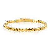 The Gold Gods 5MM Venetian Box Gold Bracelet
