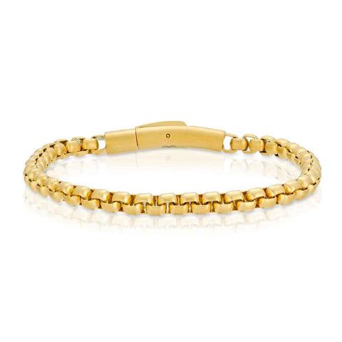 The Gold Gods 5MM Venetian Box Gold Bracelet