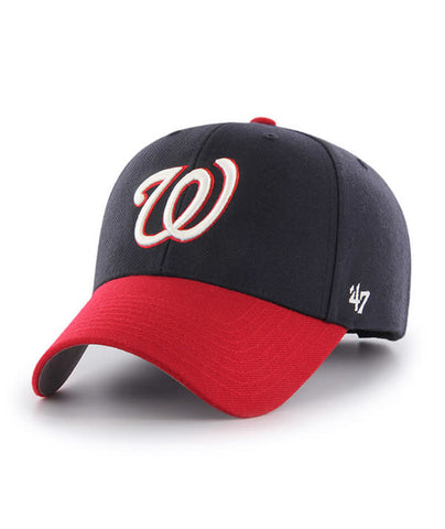 47 Brand Washington Nationals Navy MVP Road Dad Hat