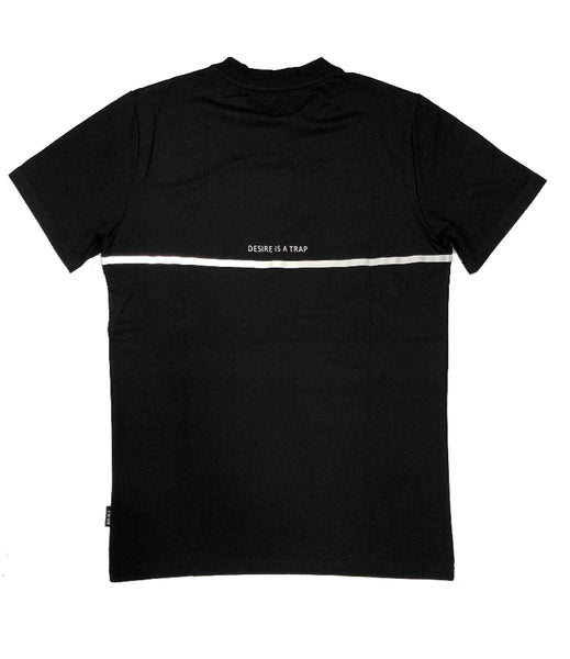 The Hideout Clothing Cut Throat Black Knit T-Shirt