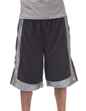 Pro Club Heavyweight Mesh Basketball Black/Grey Shorts