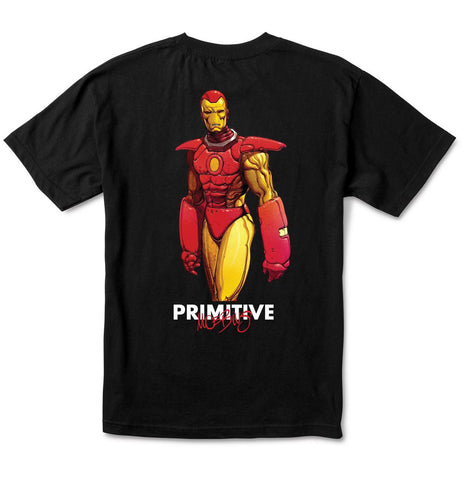 Primitive x Moebius x Marvel Iron Man Black T-Shirt