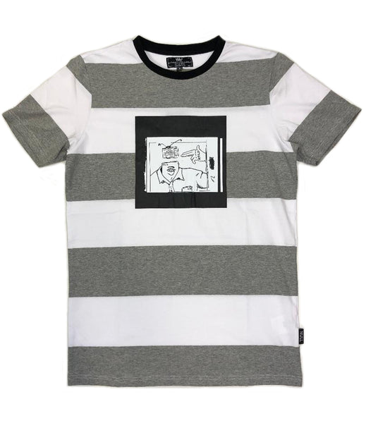The Hideout Clothing No Existence Grey Knit T-Shirt