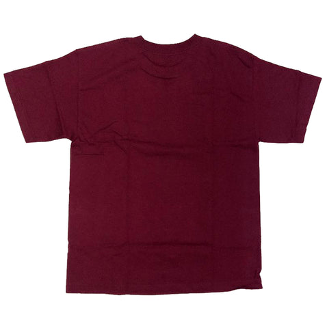 Grizzly Griptape Stamp Burgundy Youth T-Shirt
